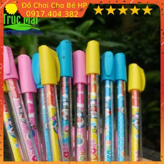 [SIÊU SALE] 1 hộp Bút bi gell mực tím tẩy được Doremon tôi yêu Việt Nam ✅  Đồ Chơi Trẻ Em HP