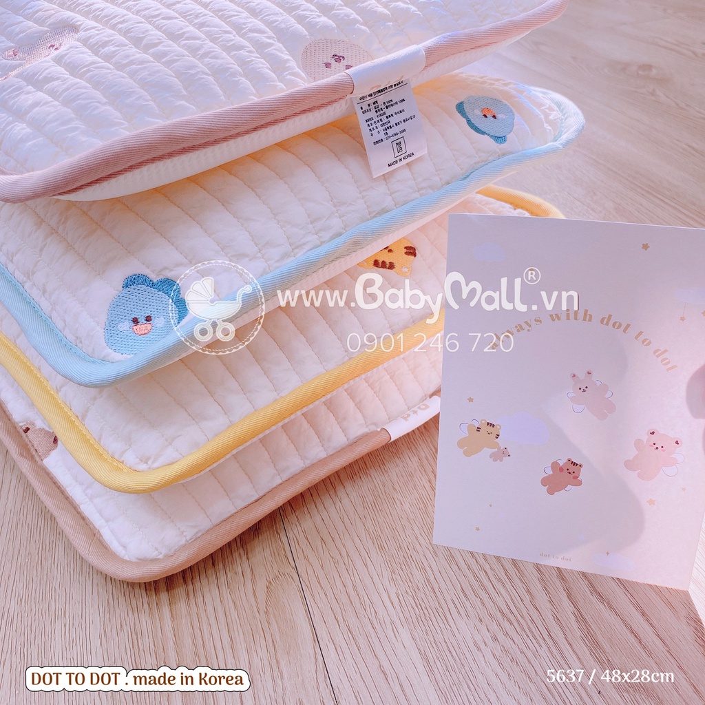 Gối nằm điều hòa công nghệ Air Mesh thoáng khí Dottodot &amp; Malolotte 48x28cm