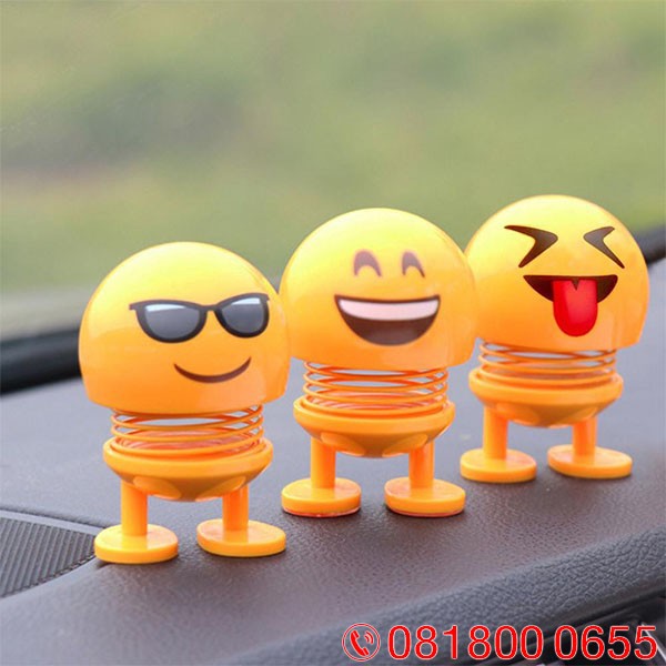 Mặt Emoji Lò Xo Lắc Đầu Vui Nhộn