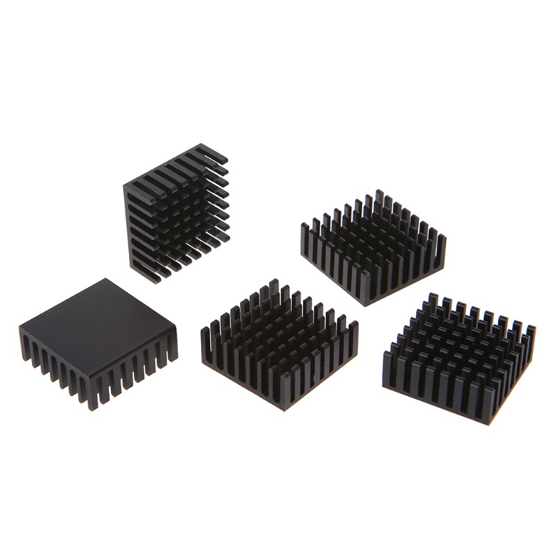 Bộ 5 Khối Tản Nhiệt Nhôm 25x25 X 10mm Cho Máy Tính