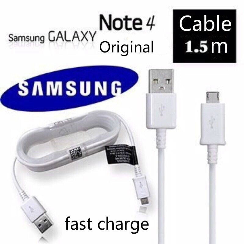 Dây Cáp Sạc Nhanh 1.5m Cho Samsung S6 S7 Note4 Note5 J5 J7