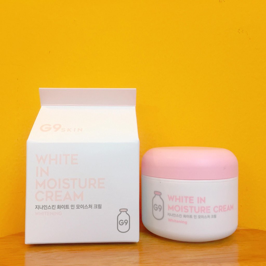 Kem Dưỡng Trắng Da, Cấp Ẩm Sâu G9SKIN White In Moisture Cream 100g