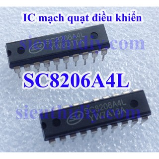 IC quạt 8206, 5104 cho remote và quạt điều khiển từ xa