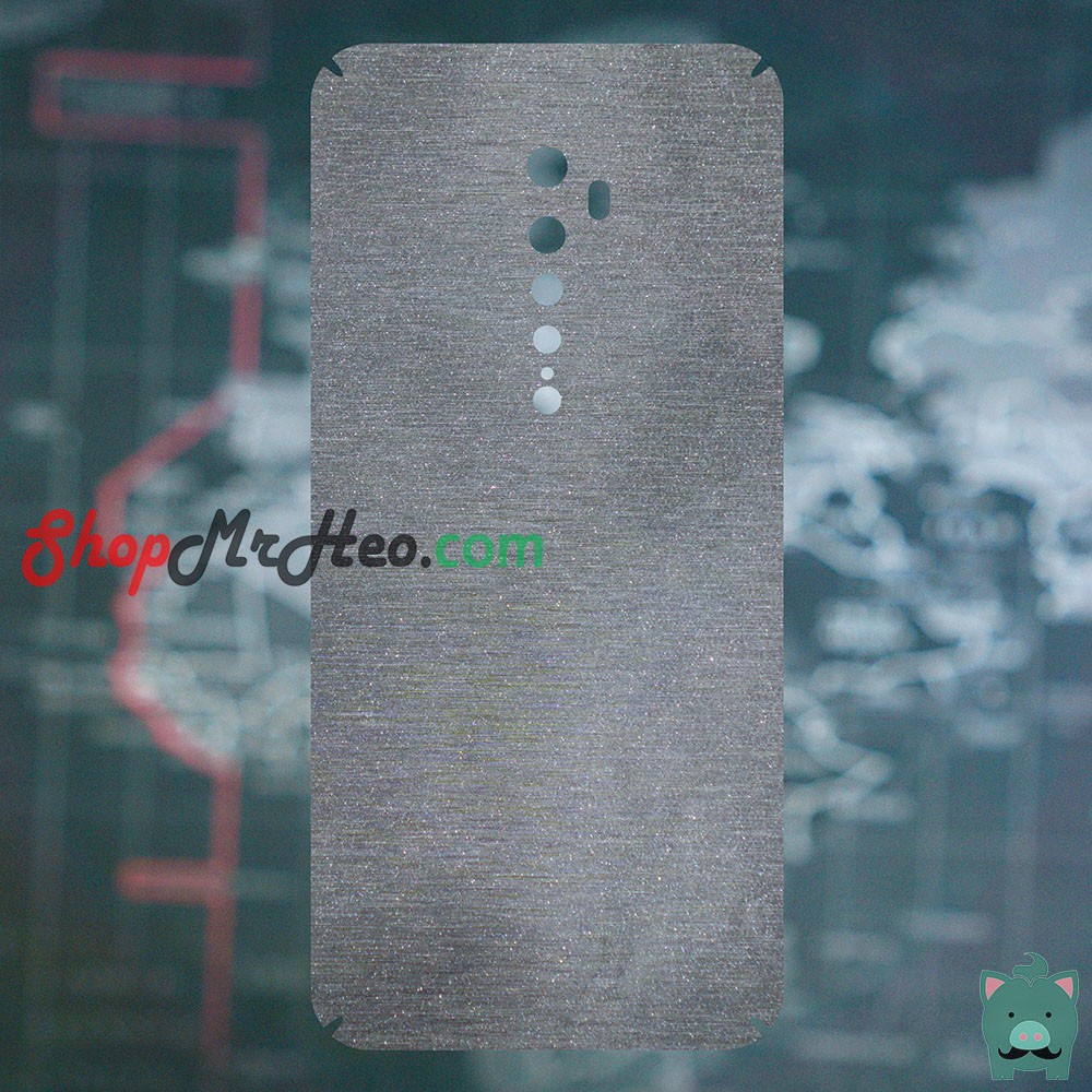 Skin Dán Mặt Sau Lưng Vân Nhôm OPPO Reno2 - Reno 2 - Reno2 F - Reno 2F
