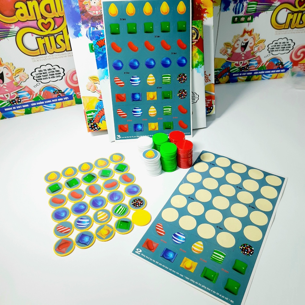 Board game-Candy Crush Foxi-đồ chơi phát triển tư duy-tăng trí nhớ-dễ chơi-vui nhộn-giá siêu rẻ