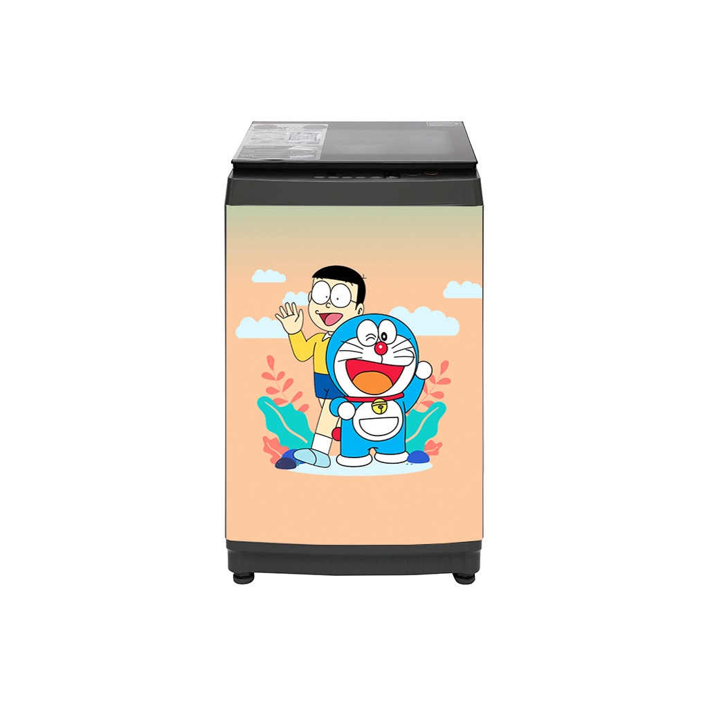Decal dán máy giặt - Doremon 07