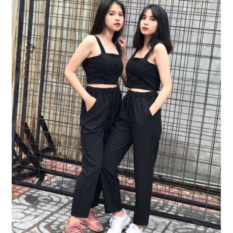 Sét hai dây bản to + quần bagy TT12
