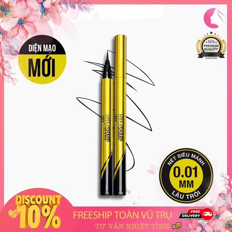 BÚT KẺ MẮT NƯỚC SẮC MẢNH MAYBELLINE MÀU ĐEN 0.5G HYPER SHARP LINER