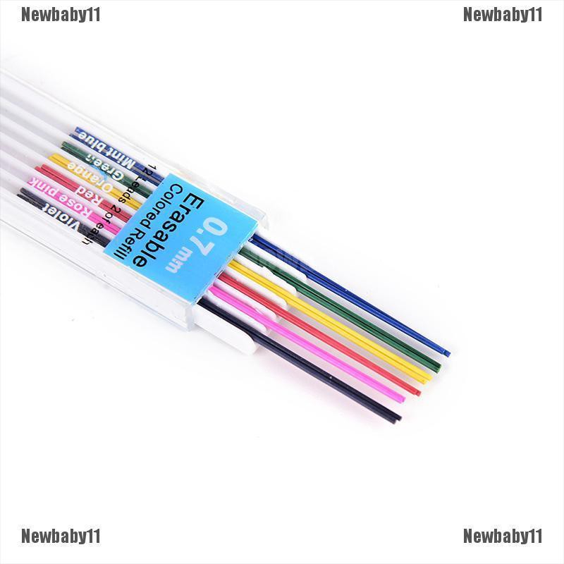 Hộp ruột bút chì bấm màu 0.7mm có thể xóa được chuyên dụng