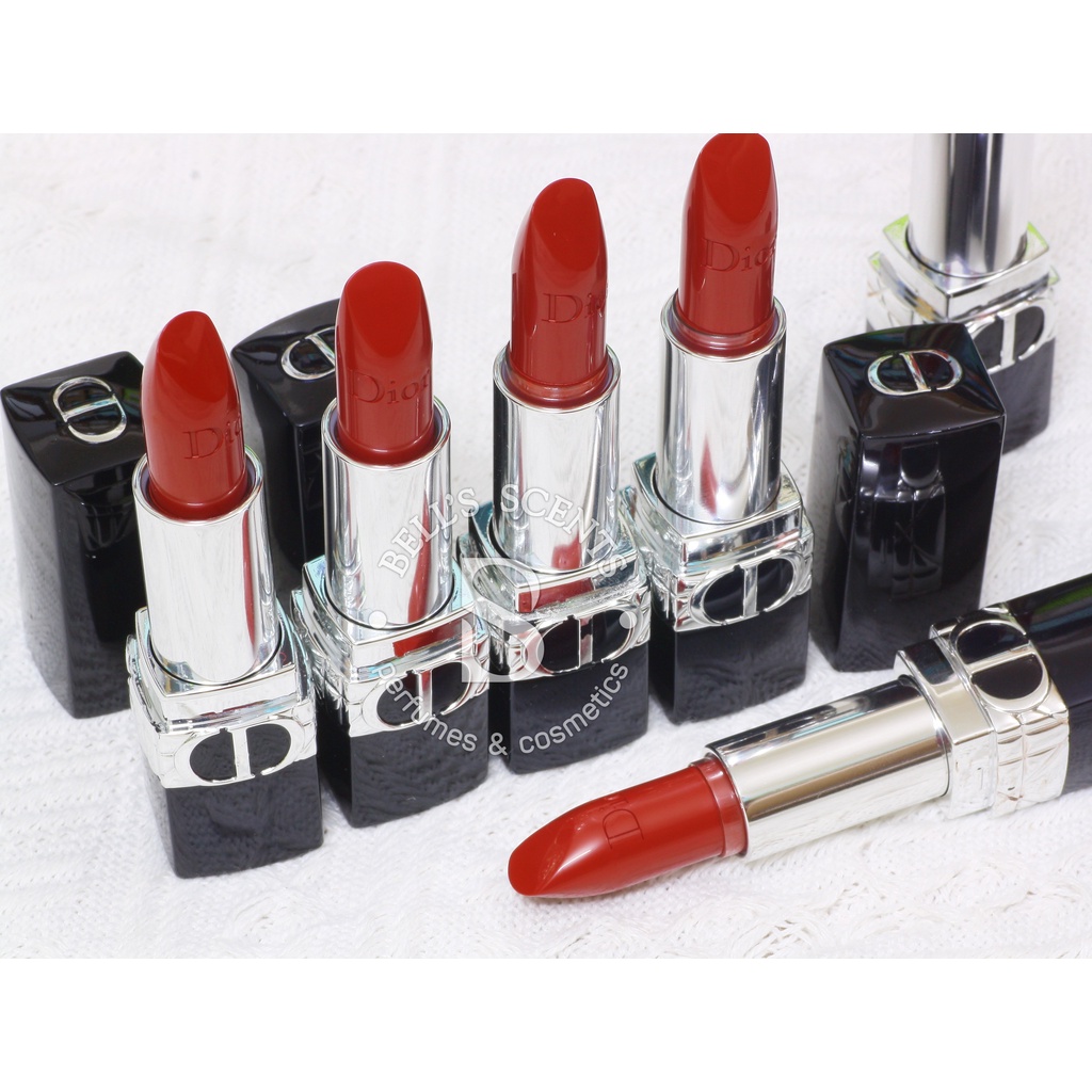 Son môi DIOR ROUGE vỏ đen màu 849 Rouge Cinema UNBOX