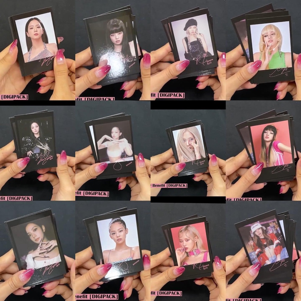 Card Ảnh quà pre oder Born Pink Blackpink có sẵn