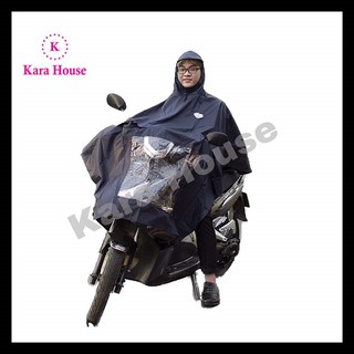 Áo mưa cánh dơi vải dù da cá có kiếng đèn loại to ( Nhiều Màu )