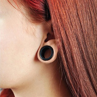 Khuyên nong tai size 22mm màu đen