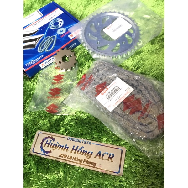 Combo Bộ nhông sên dĩa Zin Satria fi/Raider fi