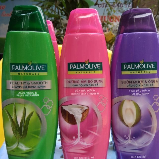 180ml Dầu gội và xả Palmolive lô hội (chai xanh)