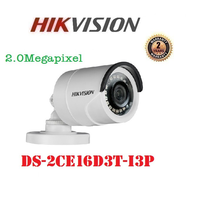 Camera HDTVI Hikvision DS-2CE16D3T-I3P - 2MP