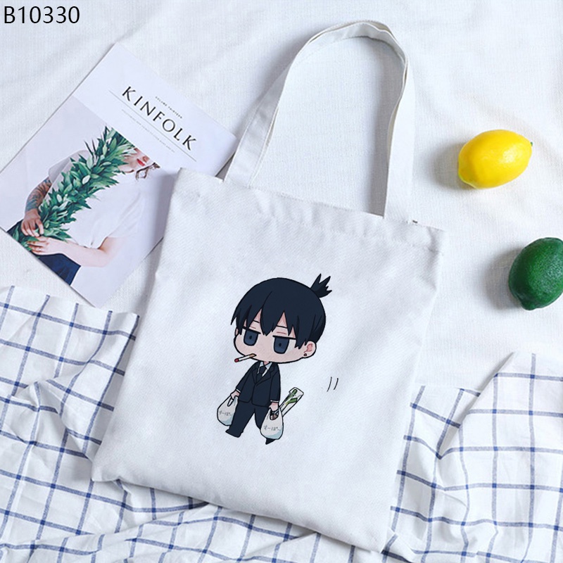 Túi Xách canvas In Hình anime Thời Trang Cho Nam