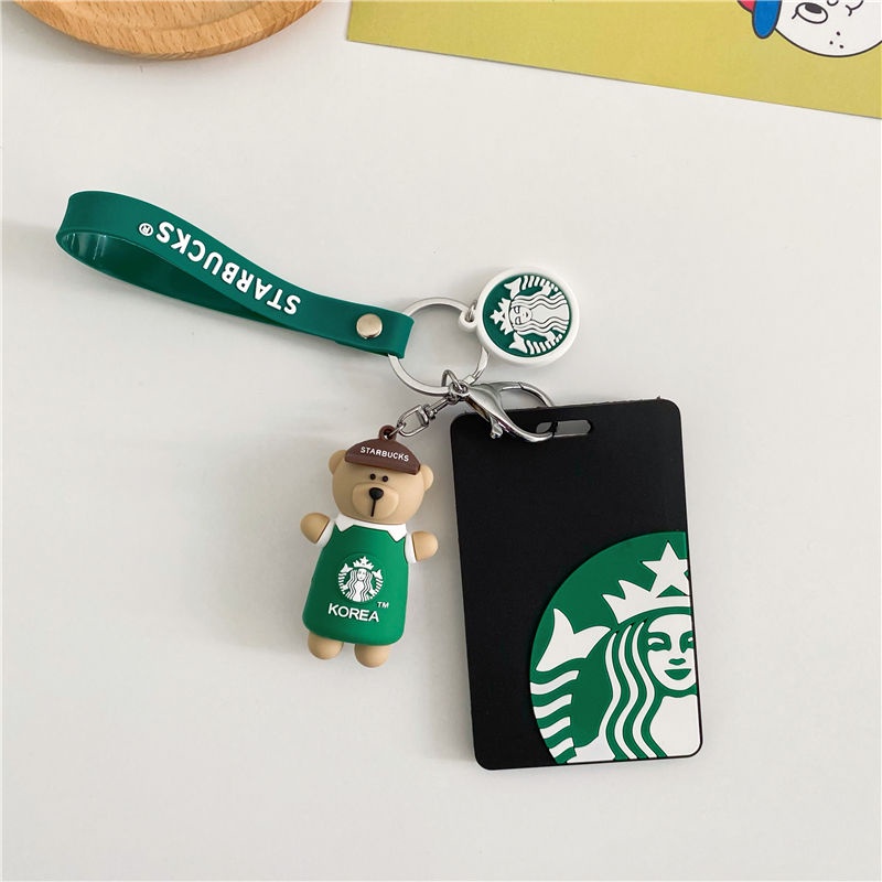Bao Đựng Thẻ Tên Starbucks Bằng Silicon Tiện Dụng