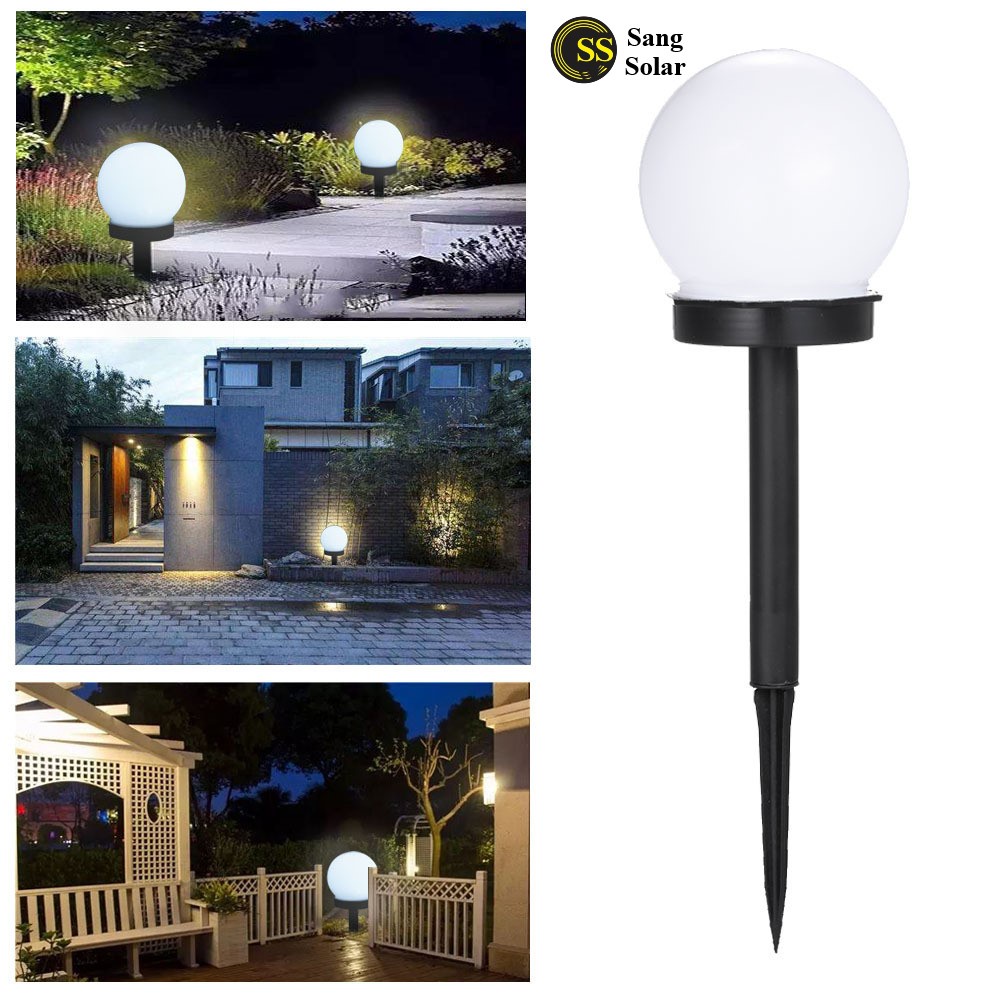 Đèn LED trang trí cắm sân vườn, lễ hội BÓNG TRÒN trang trí ngoài trời sử dụng năng lượng MẶT TRỜI