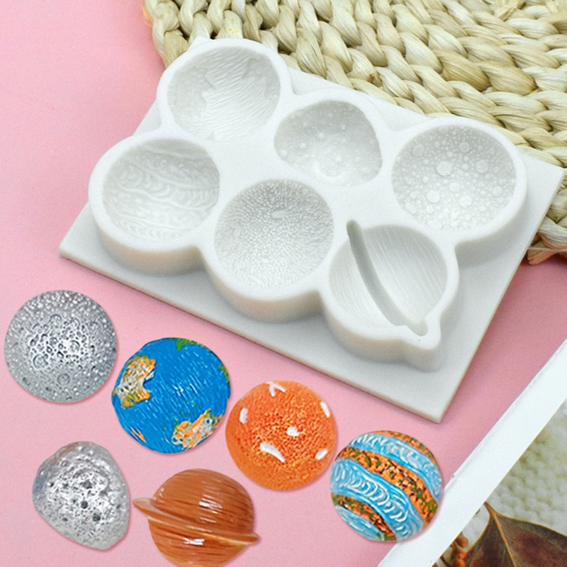 Khuôn Silicone Làm Bánh Hình Các Hành Tinh