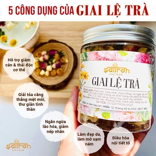 Giai lệ trà - Trà hoa mix các loại tốt cho sức khỏe