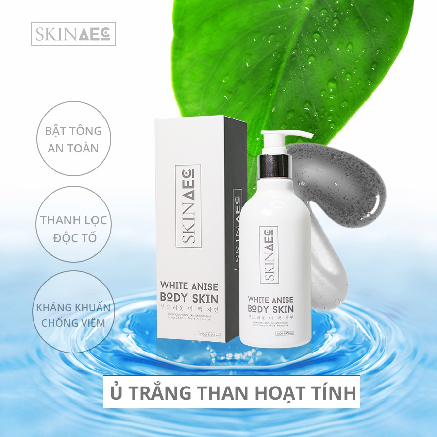 SỮA Ủ KÍCH TRẮNG THAN HOẠT TÍNH SKIN AEC | BigBuy360 - bigbuy360.vn