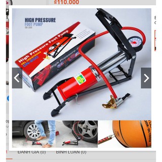 Bơm Đạp Chân Mini Vega Đa năng Tiện Dụng