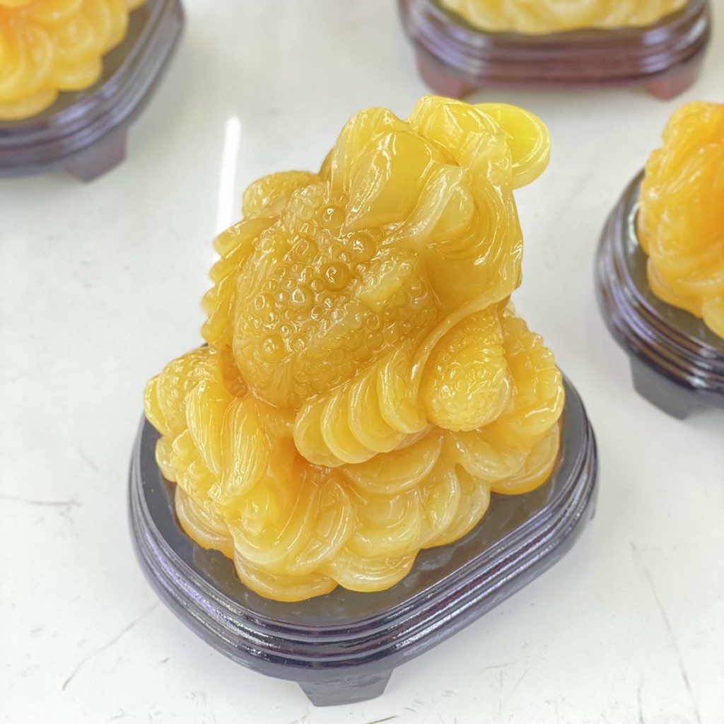 Thiềm Thừ Ngọc Hoàng Long, Cóc 3 Chân Phong Thủy - 20cm