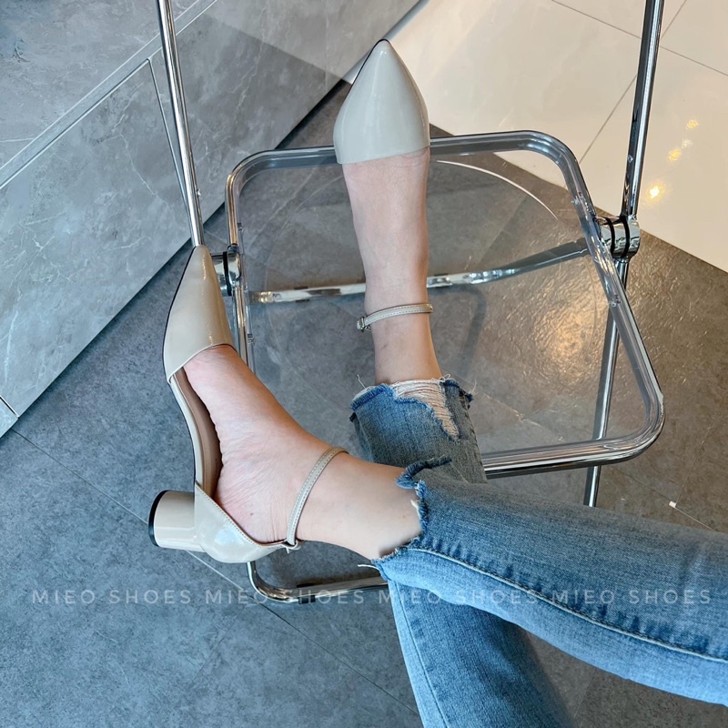 GÓT BÍCH SANDAL HẬU BÍCH 5 PHÂN DA MỀM HÀNG MIEO SHOES G644 G645 G646 G647 G648