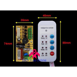 Vỉ mạch điều khiển quạt v2