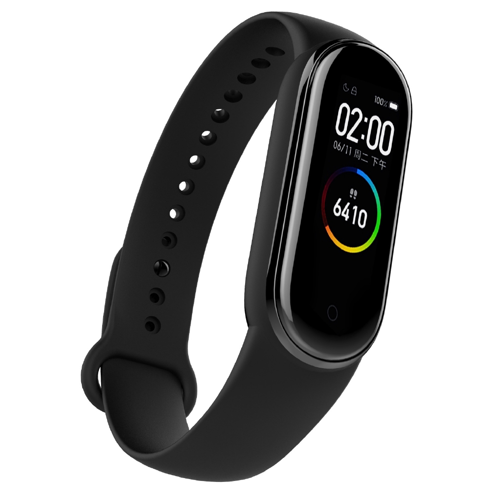 Dây Đeo Thay Thế Chất Liệu Silicon Màu Trơn Cho Xiaomi Mi Band 5