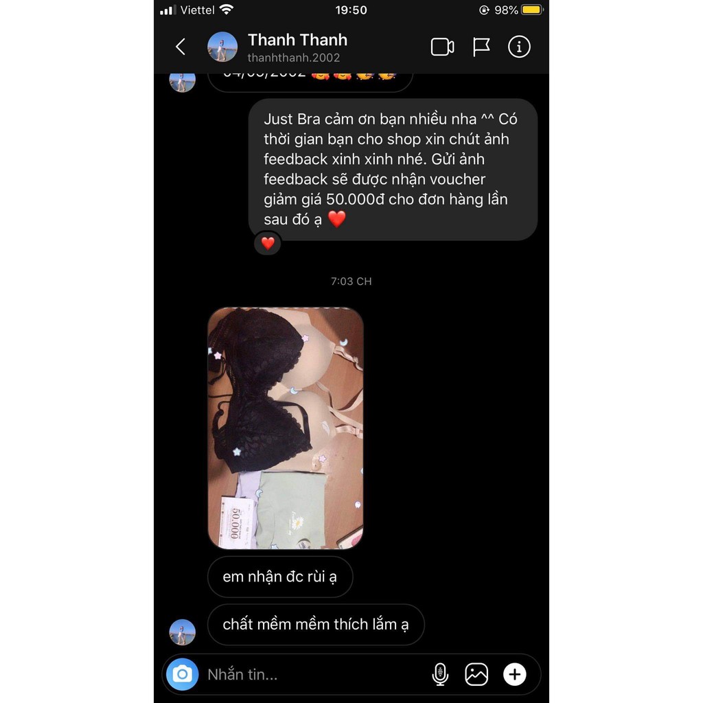 [Mã WABRJB031 giảm 10% đơn 99k] Áo ngực Just Bra mút xốp bàn tay siêu nâng ngực AB183 | BigBuy360 - bigbuy360.vn