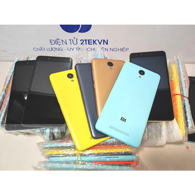 Điện thoại cảm ứng Redmi xiaomi Note 2 bộ nhớ 16gb-Chơi game liên quân,freefire,..-Bảo hành 12 tháng