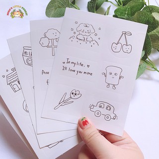 STICKER HÌNH VẼ ĐƠN GIẢN | MST292