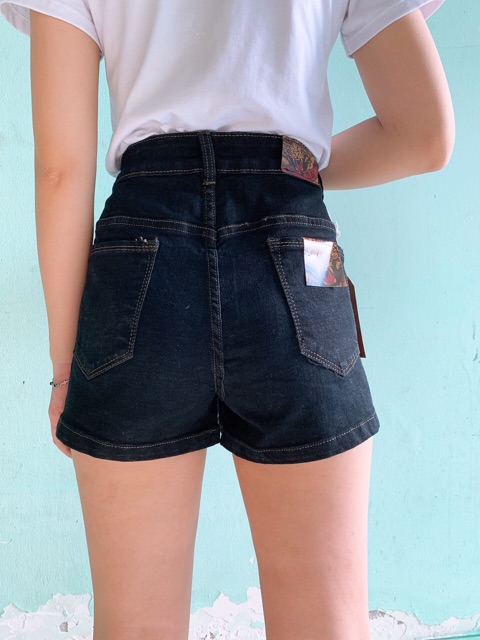 [60kg~95kg] QUẦN SHORT JEAN BIG SIZE ĐEN 2667