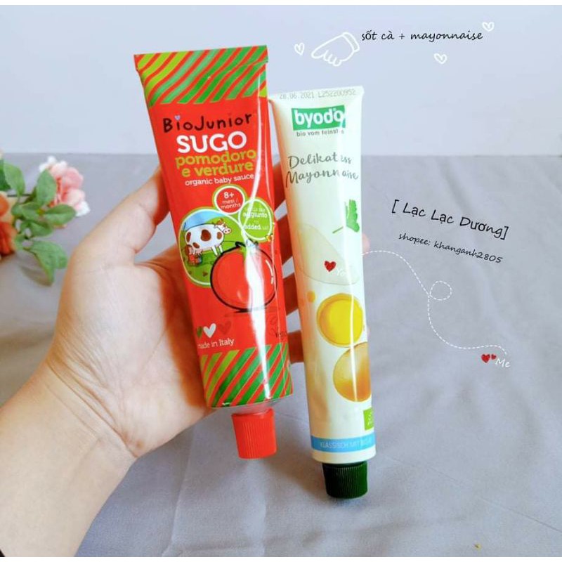 [BIO] Set tương cà và sốt mayonnaise hữu cơ cho bé