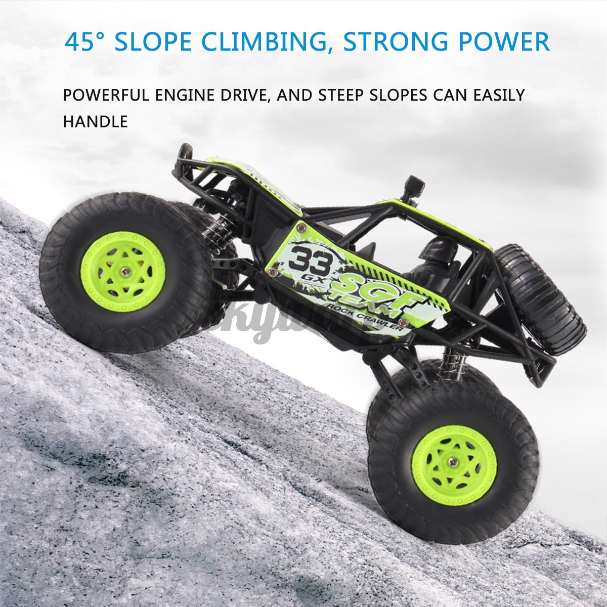 ROCK CRAWLER RC Xe Địa Hình Điều Khiển Từ Xa 2.4ghz 4 Bánh Tỉ Lệ 1 / 20