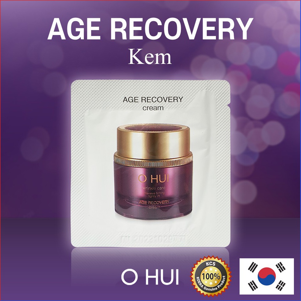Kem Dưỡng Chống Lão Hóa Ohui Age Recovery Cream Bổ Sung Collagen Mờ Nếp Nhăn Cho Làn Da Săn Chắc 1ml