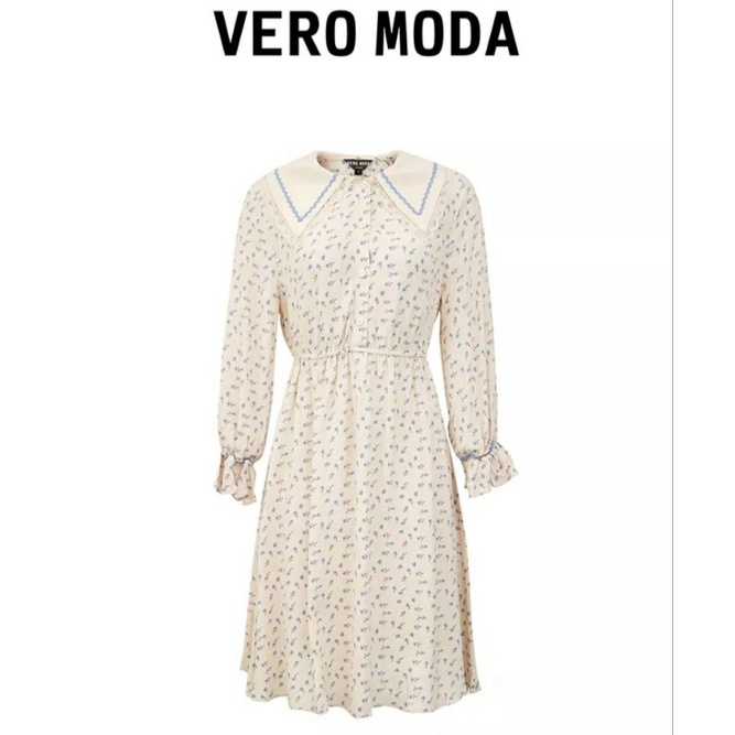 Vero Moda Đầm hoa nhí vintage
