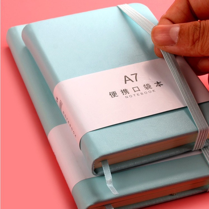 Sổ Tay Lò Xo Khổ A7 A6 Phong Cách Retro Đơn Giản Tiện Dụng Cho Học Sinh / Văn Phòng