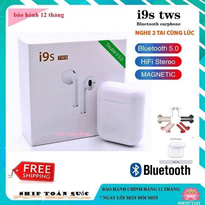 Hot I9S🔥Tai nghe Bluetooth Không dây I9S TWS Âm thanh cực hay dành cho iOS hoặc Android.