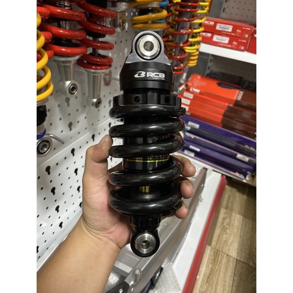 Phuộc racingboy ex 150i màu đen ty vang không bình dầu