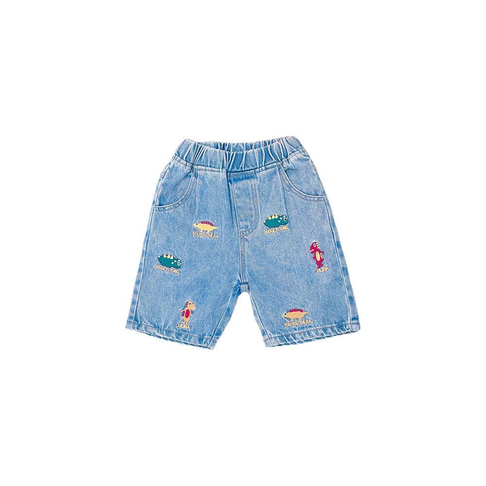 Quần short denim cotton thời trang mùa hè cho bé trai