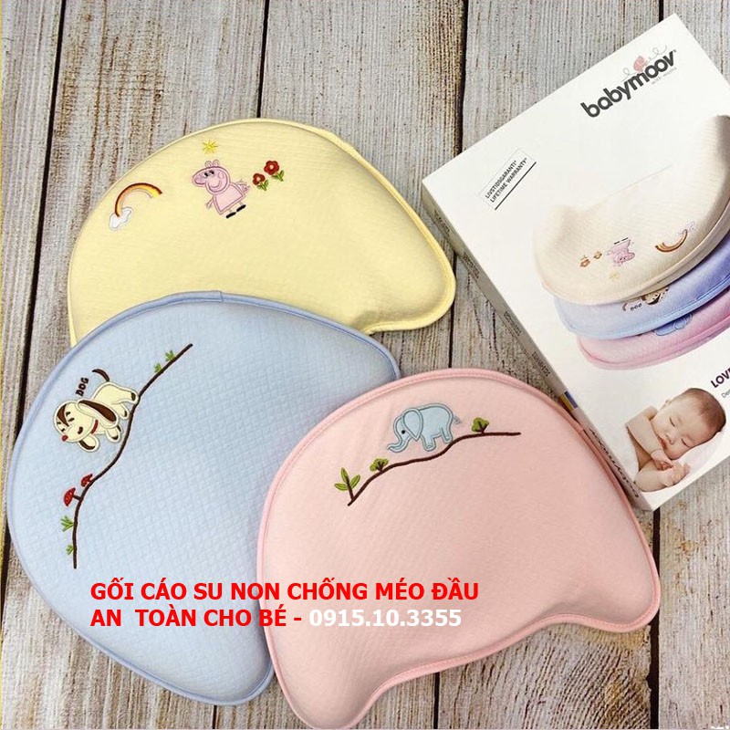 Gối Baby Moov - Gối chống méo đầu cho bé sơ sinh