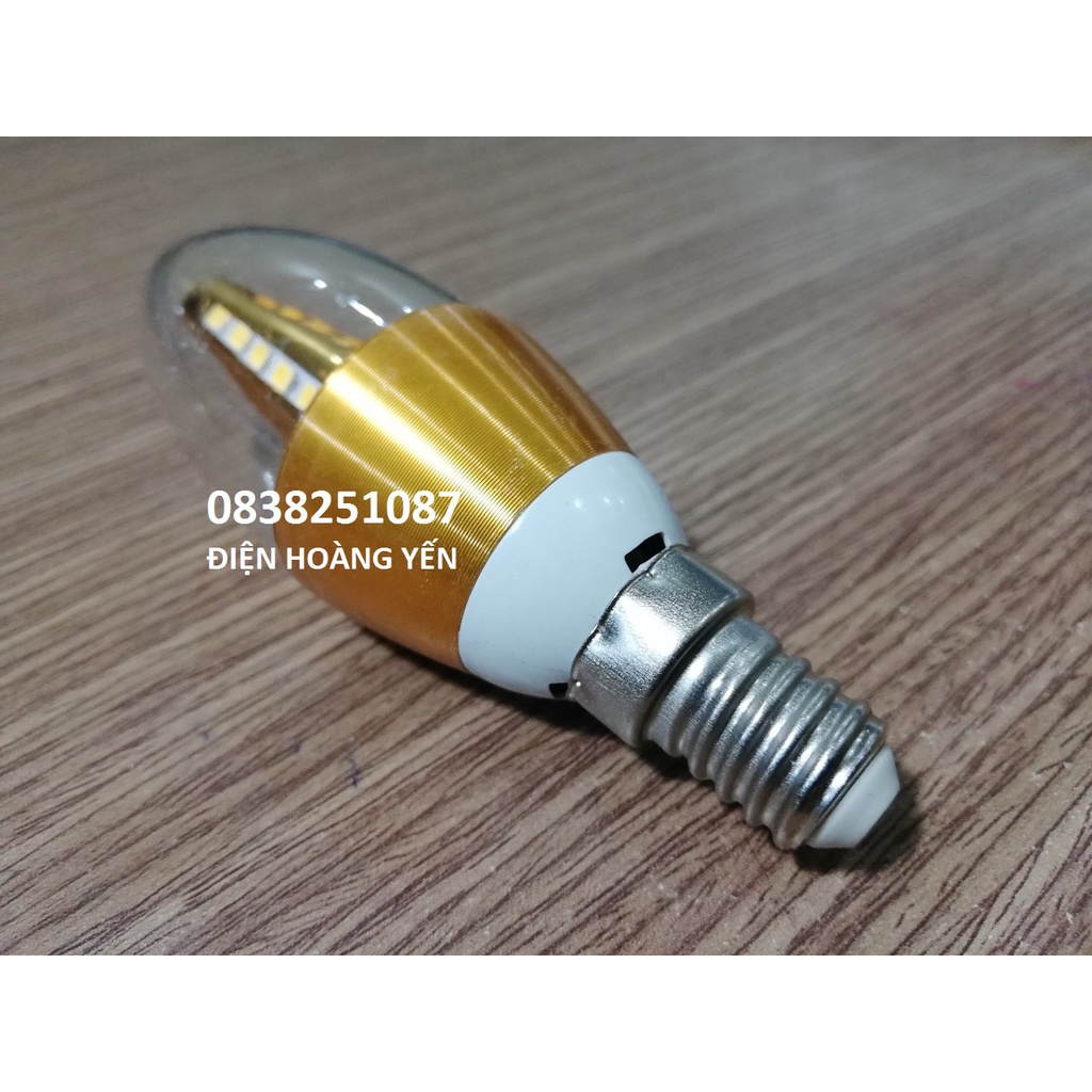 BÓNG LED NẾN ĐUI E14,E27 5W