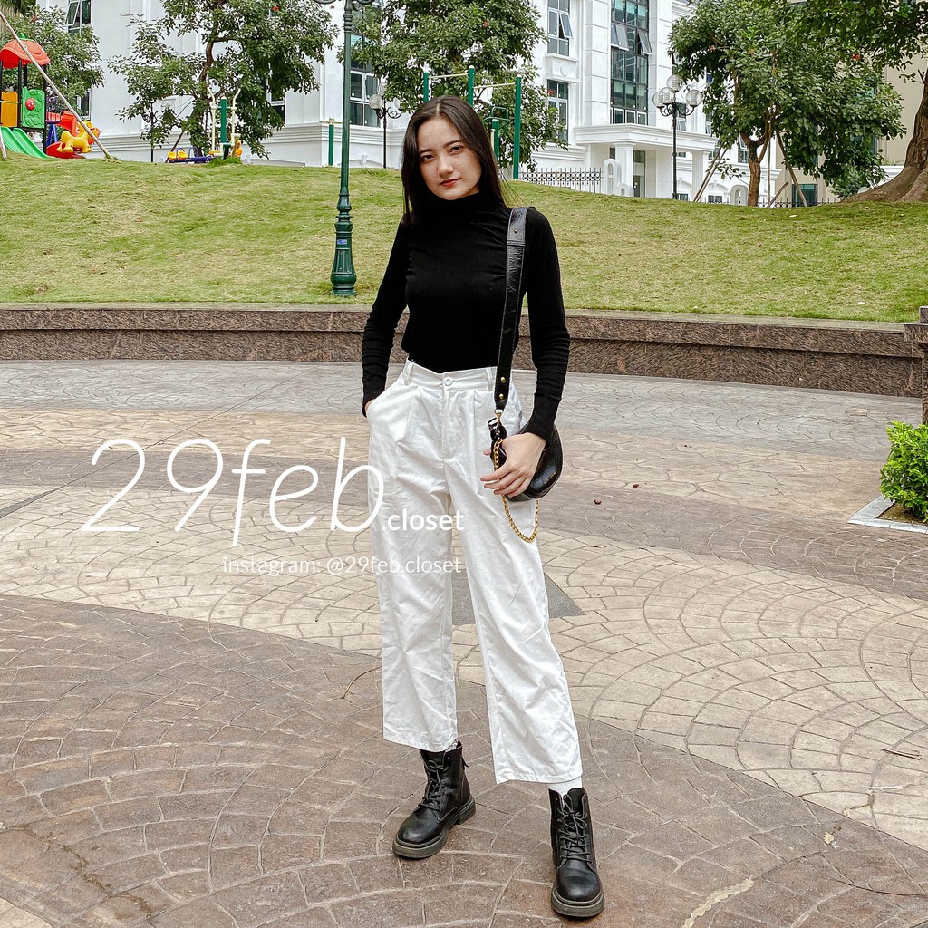 [Ảnh thật/Video] Áo len tăm giữ nhiệt nhiều màu cổ 3 phân - 29feb.closet