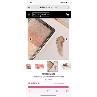 Bảng phấn mắt Touch In Sol GlowDient