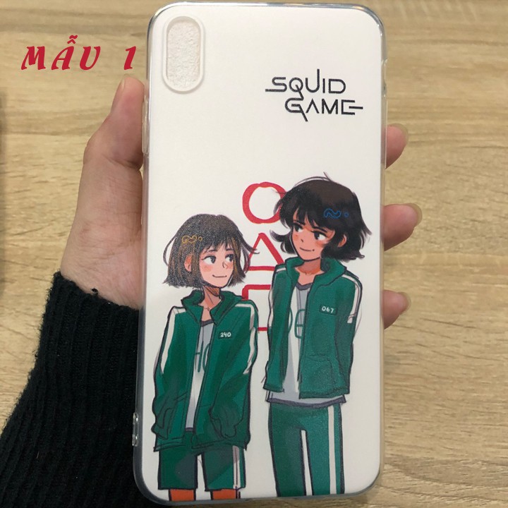 Ốp lưng XS Max Squid Game chất silicon dẻo - Mã TZAC204