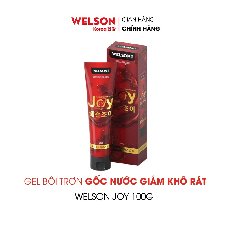 GEL BÔI TRƠN GỐC NƯỚC GIẢM KHÔ RÁT WELSON JOY 100G