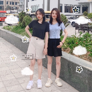Quần ngố cạp cúc